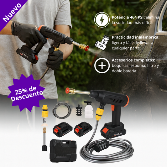 HydroMax 48V Pro Wash | Hidro Lavadora Inalambrica
