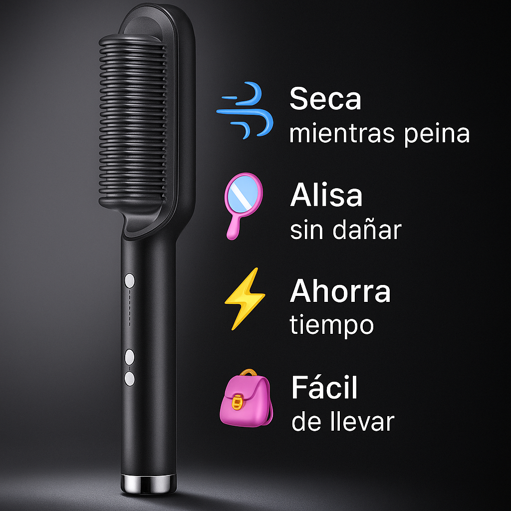 LisoFlash ⚡ – Tu cabello liso, brillante y sin frizz en minutos.