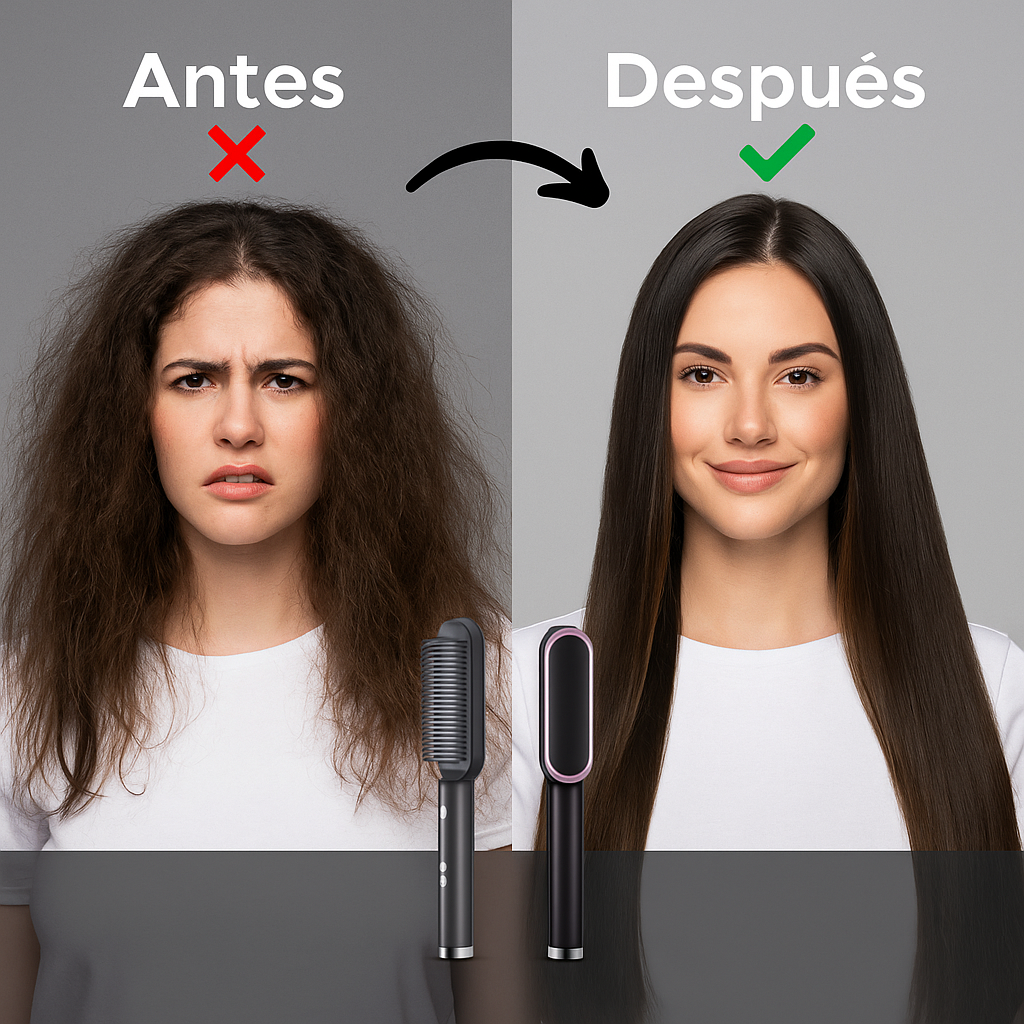 LisoFlash ⚡ – Tu cabello liso, brillante y sin frizz en minutos.