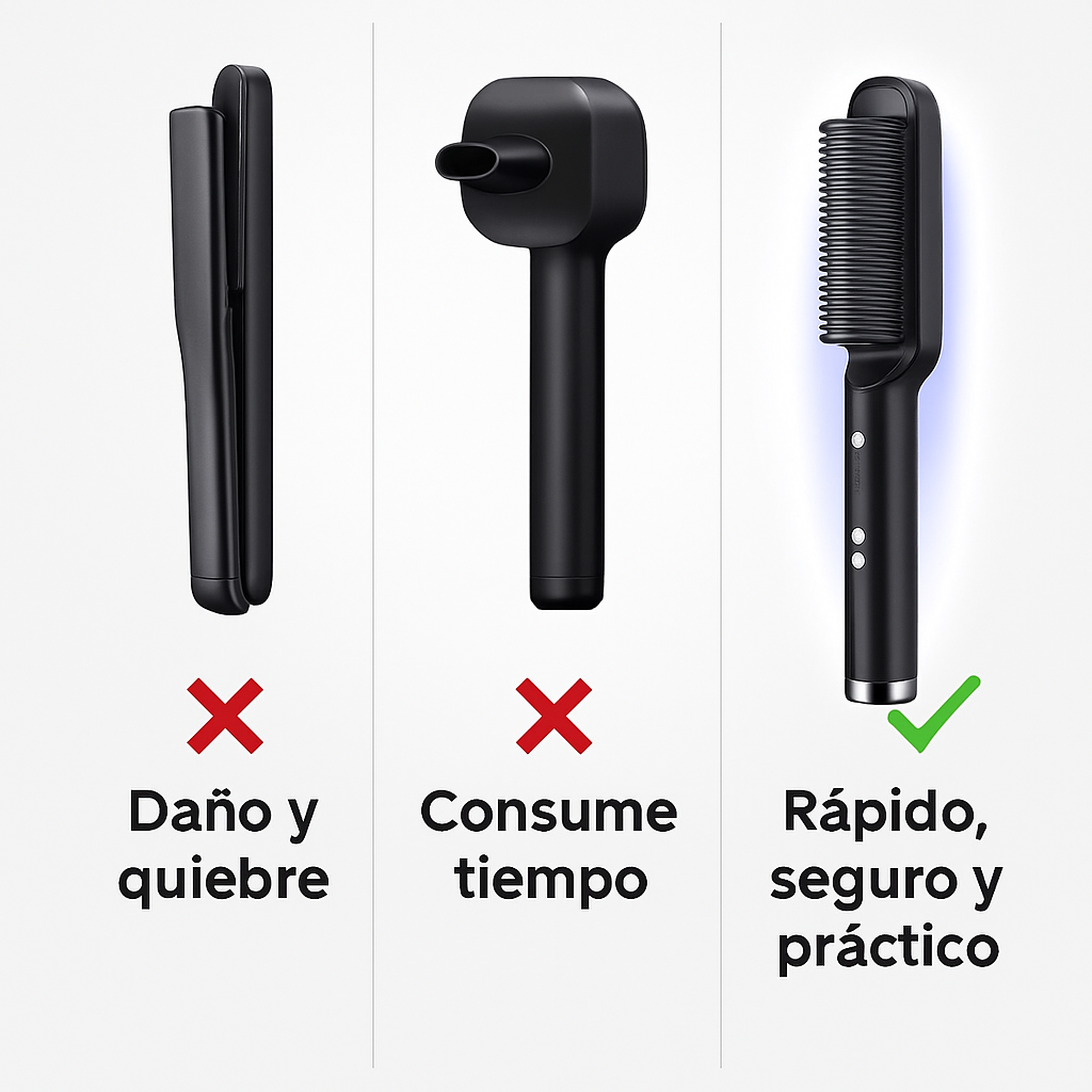 LisoFlash ⚡ – Tu cabello liso, brillante y sin frizz en minutos.